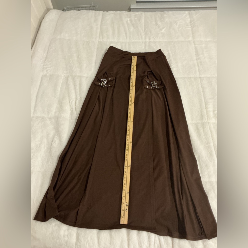 Halara NWT Brown Maxi Skirt - Picture 5 of 8